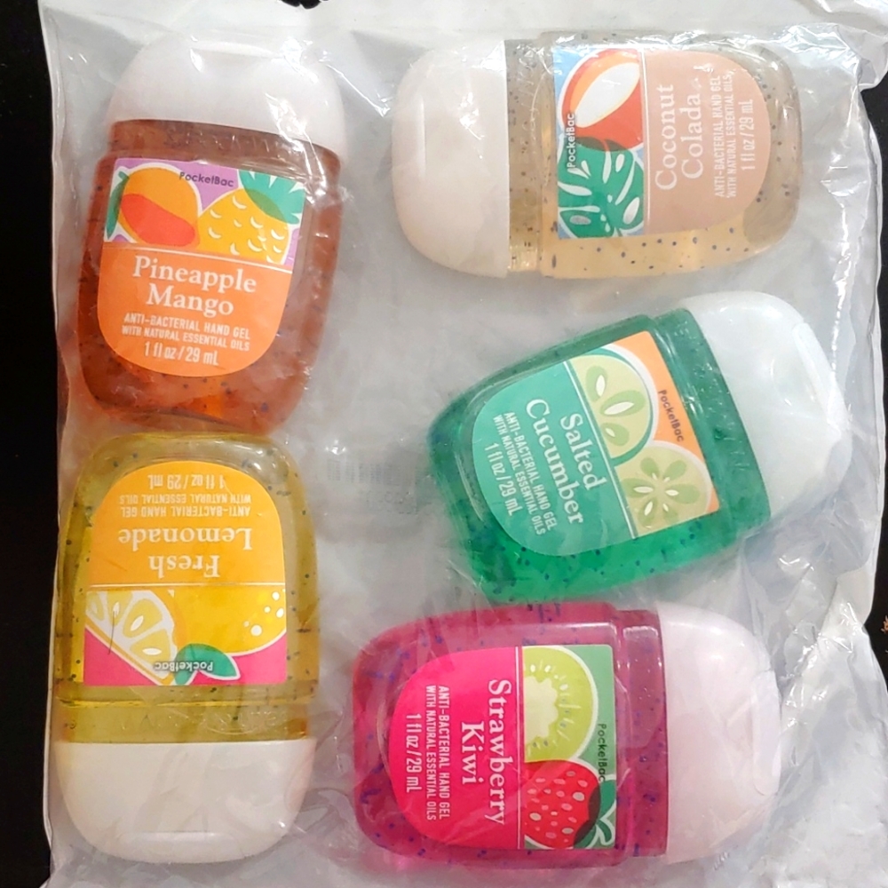 5 pk scented hand sanitizer--